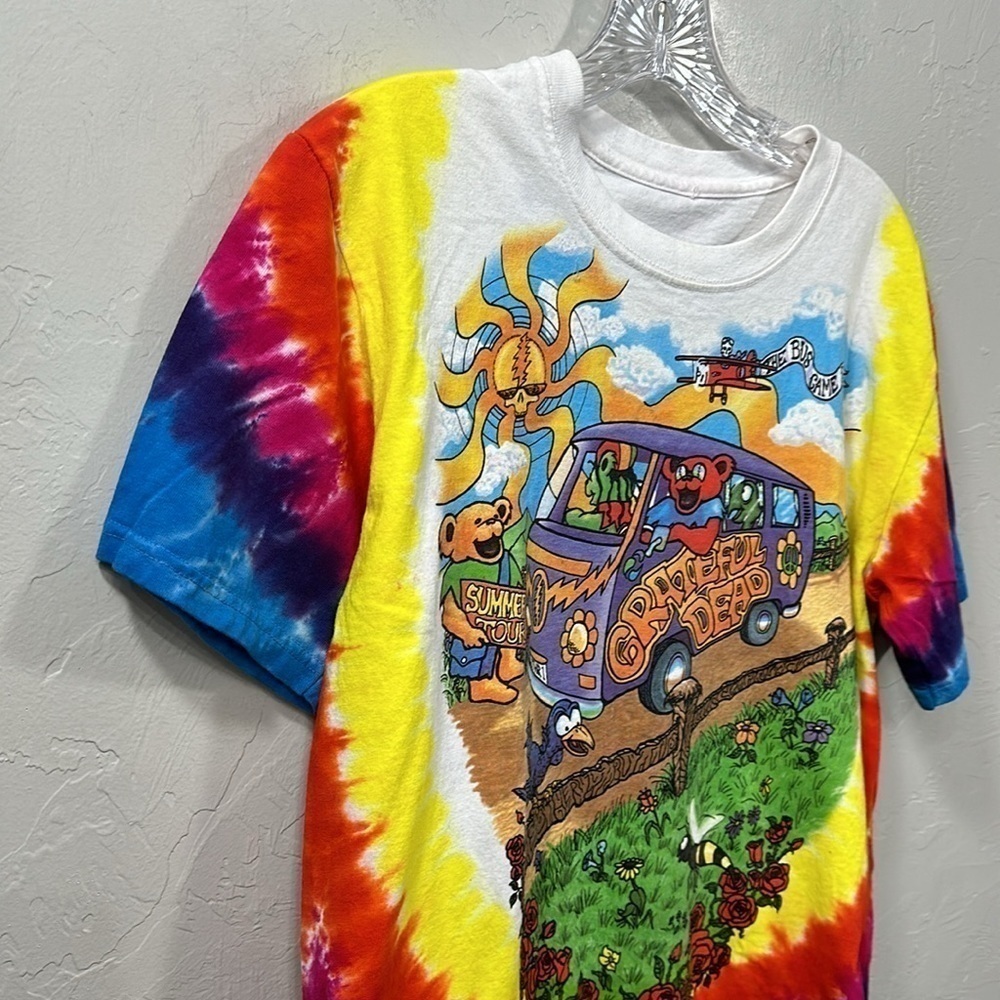 Grateful Dead Liquid blue tie-dye T-shirt size small - Picture 2 of 12